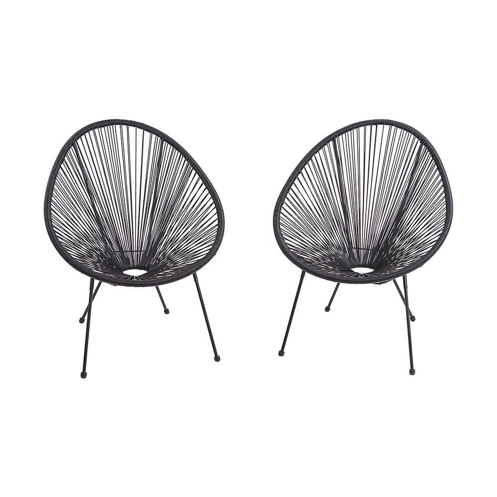 Black-Acapulco-Outdoor-Patio-Chair-Single-Chair