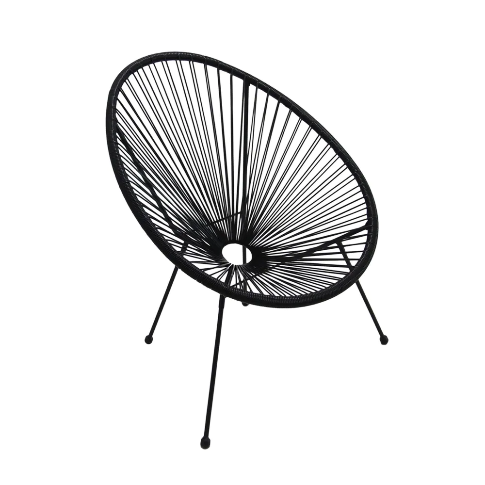 Black-Acapulco-Outdoor-Patio-Chair-Single-Chair